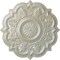 Ekena Millwork Deria Ceiling Medallion (Fits Canopies up to 6"), Hand-Painted Flash Blue, 20 1/4"OD x 1 1/2"P CM20DRFBS - alternate 1